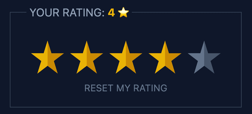 Rating component